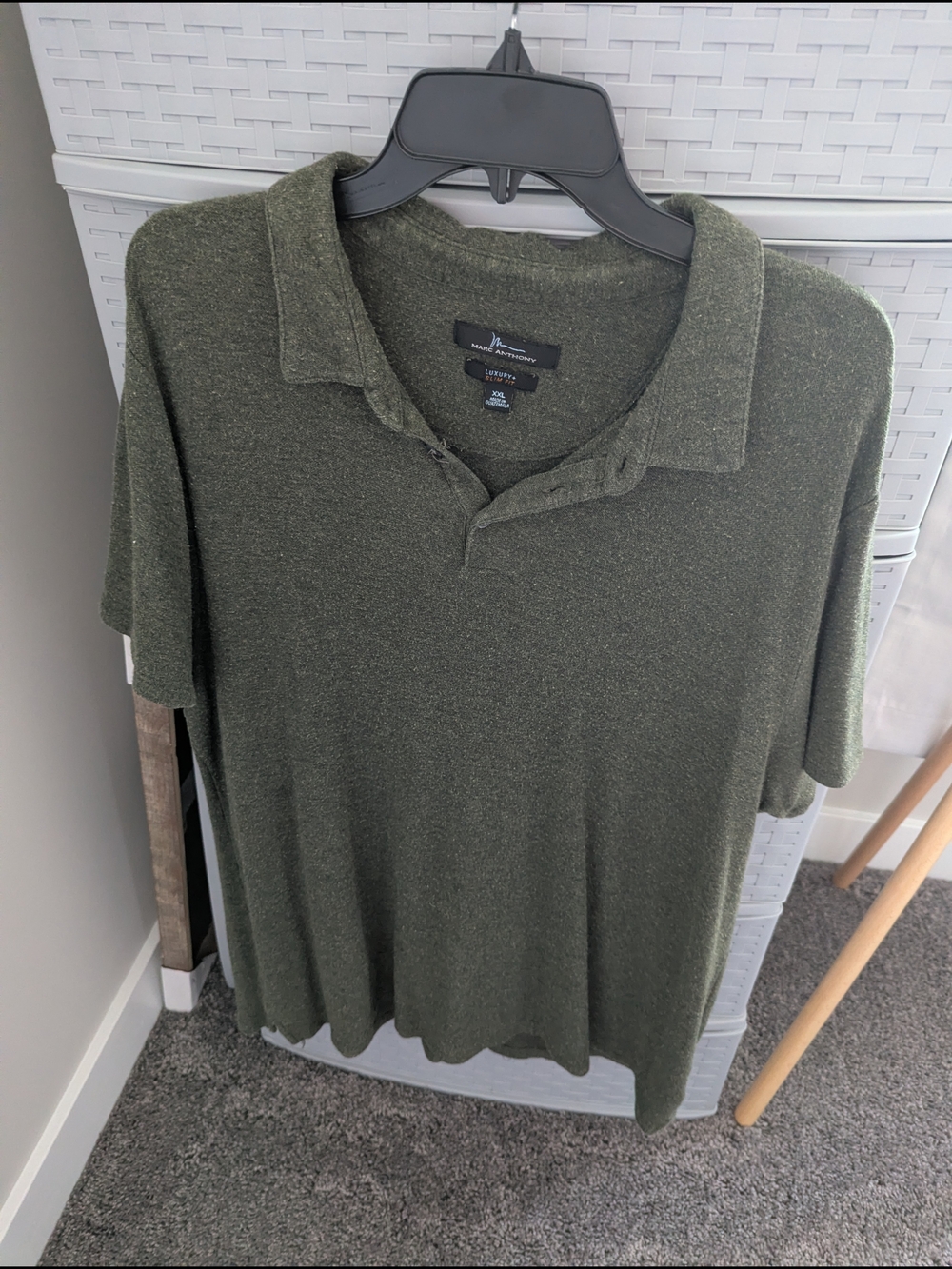 Tommy Bahama Men's Olive Green Short Sleeve Polo